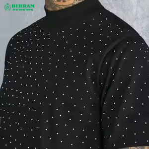 T-shirt Homme Col Rond 100% Coton Écologique Anti-boulochage 250-270 GSM, Coupe Oversize, Qualité Supérieure, Logo Personnalisé - Product Image 3