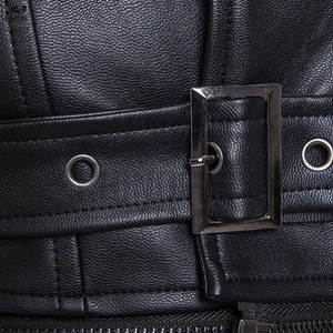 Produit le plus vendu Veste supérieure en cuir Meilleures vestes en cuir minces d'hiver pour hommes Veste en cuir de conception personnalisée - Product Image 6