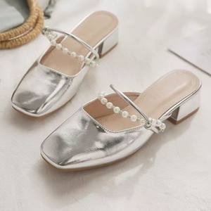 Zapatos Mary Jane de Estilo Francés para Primavera y Verano, Zapatos Planos de Cuero con Suela Gruesa de Estilo Británico Retro, Zapatos de Tacón Alto Dulces y Elegantes - Product Image 1