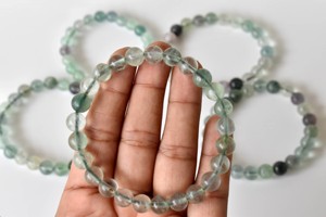 Wholesale Bulk Selling Green Fluorite 8mm Crystal <b>Bracelet</b> Best <b>Healing</b> <b>Bracelets</b> for Meditation Jewelry - Product Image 2