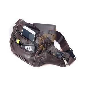 New Design Pu Leather Waist Bag Fashionable Waist Bag Wholesale Custom Portable Waist Bag - Product Image 3