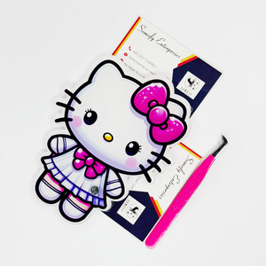 Meilleure qualité Hello Kitty Lash Tiles Personnaliser la couleur et le design Acrylique Lash Tile Plate Cils Making Tile - Product Image 3