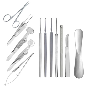 Kit de cirugía oftálmica Chalazion, juego de ojos, vitrectomía, blefaroplastia, microinstrumentos quirúrgicos, juego de 13 - Product Image 2