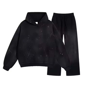 Ensemble de survêtements en nylon sur mesure pour hommes, pantalons de survêtement baggy résistants au vent et aérés pour les activités sportives d'hiver - Product Image 5