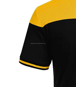 Uniforme escolar de trabajo para hombre de dos colores, transpirable, 100% de algodón, estampado con logotipo personalizado, para Camisa ajustada de verano - Product Image 5