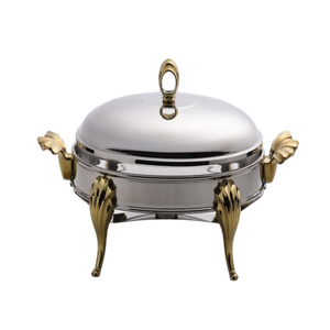 Cazuelas herméticas para hoteles de lujo Metal plateado duradero para servir la mejor comida - Product Image 5