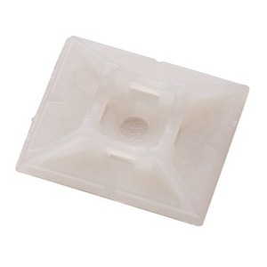 Base adesiva bianca per fascette stringicavo, larghezza massima 4,6 (Legrand 032065) - Product Image 1