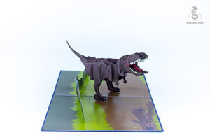 Cartes de voeux en papier de couleur foncée 3D Pop up Animals du Vietnam Cartes-cadeaux artisanales pour les festivals Artisanat en papier unique - Product Image 6