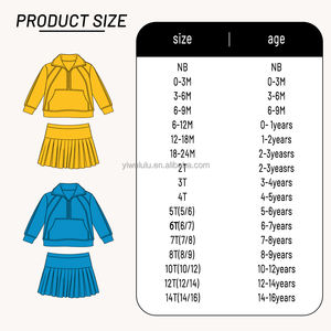 女の子用ヨガセット 新入荷 新デザイン 春 長袖 1/2ジップ プルオーバー ポケット付き プリーツスカート ショートパンツ内蔵 - Product Image 4