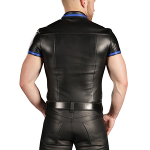 Chemise uniforme classique, chemise uniforme en cuir classique de qualité supérieure, conçue pour les individus audacieux et avant-gardistes - Product Image 3