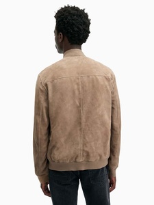 Chaquetas de bombardero cálidas para hombre, cortavientos de poliéster, servicio OEM, venta al por mayor, chaquetas de bombardero de invierno para hombre lisas - Product Image 2