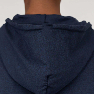 Custom Embroidery Logo Men's Winter Solid Fleece 100% Cotton Zipper-Up Eco-Friendly Sports Performance <b>Hoodie</b>-<b>Lightweight</b> - Product Image 3