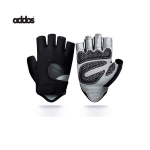 Gants et accessoires de musculation unisexes en cuir robuste personnalisables avec coussinets de préhension pour l'entraînement et l'haltérophilie - Product Image 6