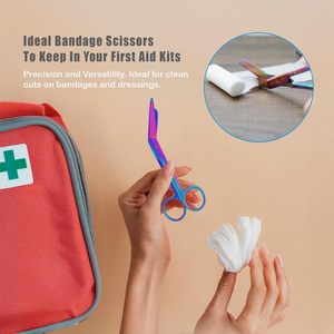 LISTER 5.5 Inch Manual Stainless Steel Scissors Customized Color Mirror <b>Polish</b> Finish CE Certified Surgical Instrument Basis - Product Image 6