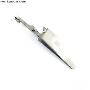 Venta caliente 10 cm 4X4 Retractores de heridas superiores manuales Sharp Heiss Retractor Instrumentos quirúrgicos Base Material de acero inoxidable - Product Image 2