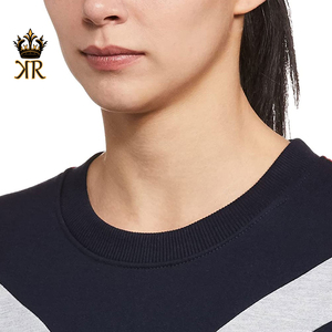 Sweat-shirts d'hiver pour femmes sur mesure, service OEM, haute qualité, respirants, col rond, polaire 100% coton, couleur personnalisée sur le devant - Product Image 5