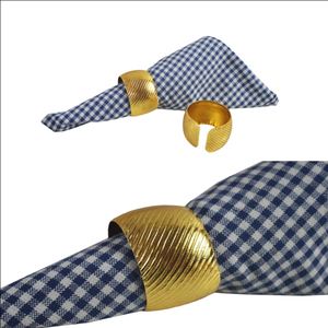 Anneaux de serviette en métal solide d'alliage de couleur multiple de décoration de mariage de vente directe d'usine de qualité standard pour la décoration de restaurant d'hôtel - Product Image 3
