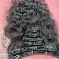 Grosir Berbagai Bundel Rambut Clip-In Wefted Virgin Remy India Telephone Curl Deep Wave Berkualitas Tinggi Gratis Ongkir