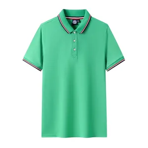 220g Short-Sleeved <b>POLO</b> <b>Shirt</b> 100% Polyester Casual Leopard Print Decoration Button Length Short-Sleeved T-<b>shirt</b> for men - Product Image 5