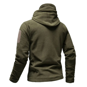 Chaqueta cortavientos/Softshell transpirable a la moda para hombre, nueva ropa de abrigo con capucha para exteriores con cierre de cremallera, tallas para invierno - Product Image 6