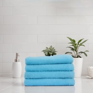 Serviettes de visage en coton ultra absorbantes et douces de meilleure qualité Serviettes de spa de grande taille imprimées durables - Product Image 2