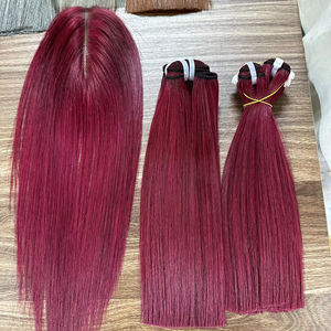 2024 Hot Bonestraight Extensions de cheveux têtes d'entraînement femmes faisceaux de cheveux vietnamiens pour les femmes noires - Product Image 1