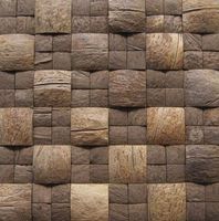 Mosaico de Cáscara de Coco Natural de la Marca COCO-ECO para Restaurante/Panel de Cáscara de Coco Natural de Alta Calidad Cpimex/Panel Artístico