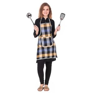 Customizable Eco-Friendly Cotton Classic Women's <b>Apron</b> with Washable Fabric Personalized Sizes for Cafe Restaurant Personal Use - Product Image 2