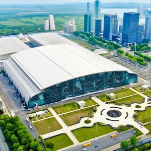 Pabellón de estructura de acero de <span class=keywords><strong>arquitectura</strong></span> moderna con estructura de gran amplitud para sala de convenciones de museos de exposiciones y eventos públicos - Product Image 2