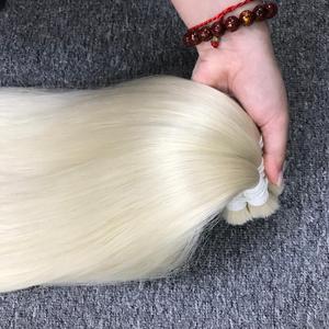 PELO A GRANEL AL POR MAYOR 100% Extensiones de cabello humano vietnamita de color rubio de la mejor calidad 100% pelo RAW - Product Image 5