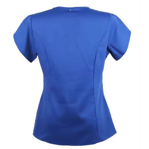 Traje de enfermería con cuello en V de diseño personalizado Uniforme de Enfermería de alta calidad para mujeres y hombres. - Product Image 4