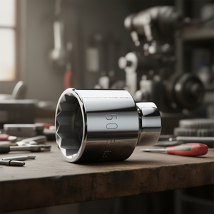 Chiavi a bussola poligonali cromate da 3/4 di pollice con attacco femmina - Product Image 3