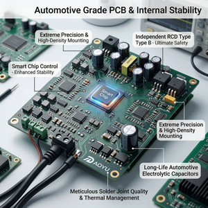 Borne de recharge murale pour VE de 11,5 kW, niveau 2, Type 1 J1772, 48A, 240V, OCPP 1.6J, application intelligente, station de charge rapide pour la maison, le garage et l'appartement - Product Image 6