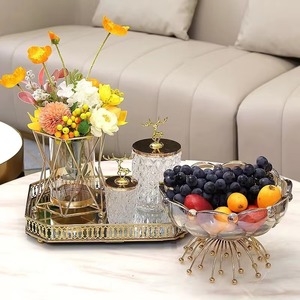 Hermoso cuenco de cristal para servir, catering y cantimploras de forma redondeada, cuenco para servir comida de boda a bajo precio - Product Image 4