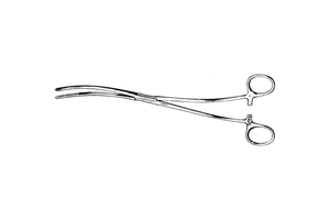 Forceps utérins Bozeman 26 cm droits et courbes en acier inoxydable allemand, manuel, haute qualité, léger, Mahersi - Product Image 2