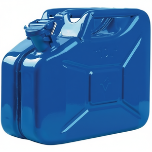Bidón de Combustible Azul Señal RAL 5005 de 10L, Lámina de Acero de 0.9mm, L345xW165xH275mm, Cilindros de Gas VALPRO - Product Image 3