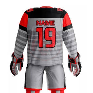 Vêtements de sport d'équipe Ensembles d'uniformes de hockey sur glace Séchage rapide 100% polyester Personnalisable Hommes Adultes Pakistan Made - Product Image 6