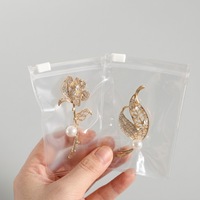 Sacs en plastique PVC prêts à être expédiés, petits sacs d'emballage pour bijoux, sacs à fermeture éclair en PVC, emballage pour boucles d'oreilles, colliers, bijoux, pochette à fermeture éclair