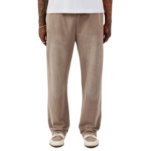 Custom Men's Elastic Waist Baggi Casual Straight Leg Flared Pants Sweatpants Heavyweight Winter Loose and Versatile Baggy Pants - Product Image 1