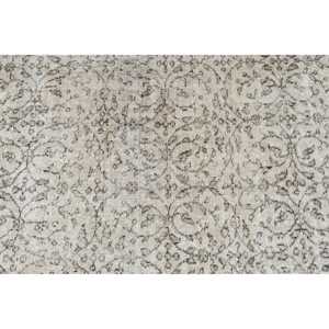 พรมขนาด 3x6.9 ฟุต, พรมตุรกีโบราณ, พรมขนสัตว์สีขาว - Product Image 4