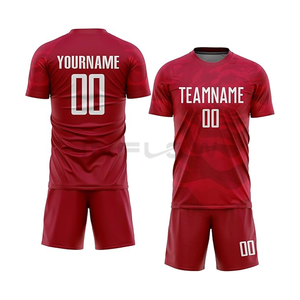 American football kit 100% Polyester Fabric set breathable quick dry <b>products</b> fit customized logo print Jersey <b>Soccer</b> Jersey - Product Image 1