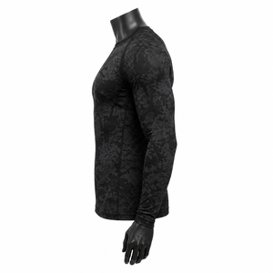 Custom <b>Compression</b> <b>Shirt</b> <b>Men</b> Long Sleeve Gym Fitness Tight Base Layer Breathable Quick Dry Sportswear - Product Image 4