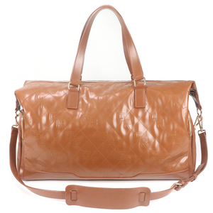 Bolsa de lona de cuero genuino de lujo del fabricante, bolsa de viaje de gimnasio Unisex con correa de cierre de cremallera, conjunto de estilo deportivo de patrón clásico - Product Image 5