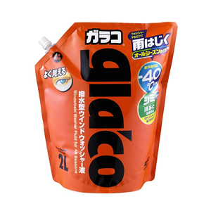 SOFT99 Glaco <b>Washer</b> Pouch Pack Plastic 9L Low-Temperature Stability -40 Long-Distance Winter Driving <b>Car</b> Cleaning - Product Image 2