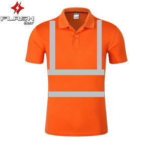 High Visibility Safety Building Shirt High Visibility <b>Polo</b> Shirt Cheap Safety Reflective T-shirt Reflective Clothing - Product Image 1