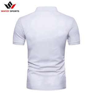 Camiseta de Golf de manga corta para hombre, Polo personalizado de algodón 100%, Oem, Logo sublimado, alta calidad, venta al por mayor - Product Image 3