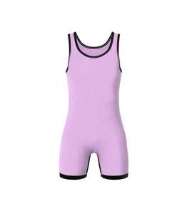 Más vendidos Diseño de logotipo en relieve Camiseta de lucha libre Uniforme de lucha para adultos Nuevo diseño Singlets Uniforme de lucha libre - Product Image 1