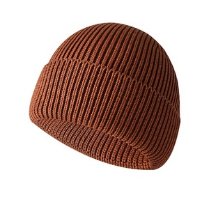 Gorro de Punto Personalizado con Estilo de Imagen, Color Sólido, Transpirable, para Todas las Temporadas, Informal, Unisex, de Poliéster/Algodón - Product Image 5