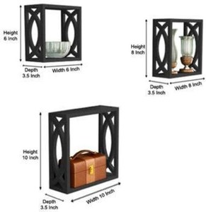 Hot Selling Wall-Mounted Wood Storage <b>Shelves</b> Home Hotels Living Room Kitchen Bathroom Outdoor Gym-Home Decor Accessories - Product Image 2