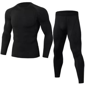 Nouvel ensemble de rashguard et short de grappling, jiu-jitsu, MMA pour hommes avec protection UPF50, 100% coton, motif lettres - Product Image 1